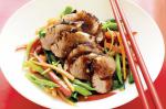 Chinese Chinese Roasted Pork With Stirfried Vegetables Recipe BBQ Grill