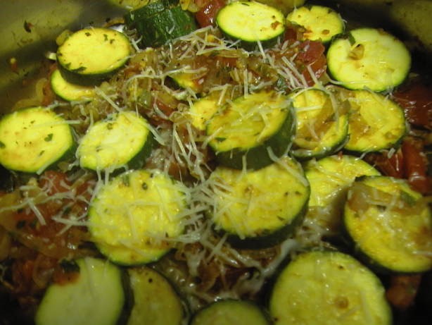 American Zucchini Marinara  Diabetic Appetizer