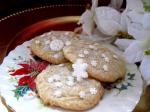 American White Snowflake Cookies Dessert