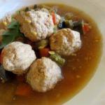 Dutch Vegetable Soup with Meatballs Appetizer