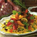 American Safflower Couscous with Color Peppers Breakfast