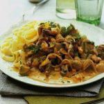 American Stroganow with Venison Appetizer