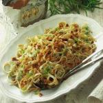 Tagliatelle with Goat Cheese and Toasted Hazelnuts recipe