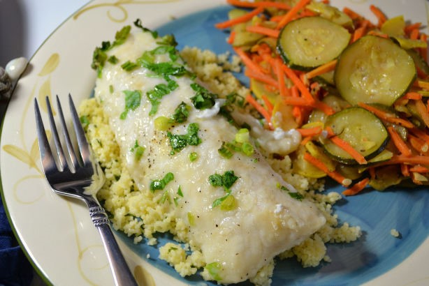 American Haddock Fillets in White Wine Dinner