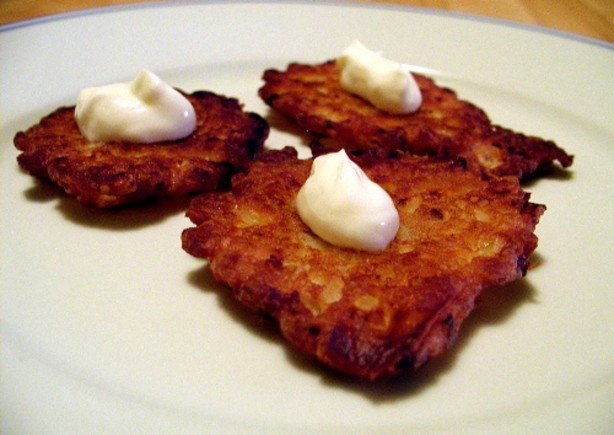 American Kittencals Onion Pattieslatkes Appetizer