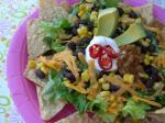 Mexican Taco and Black Bean Salad Dinner