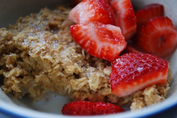 American Healthy Baked Oatmeal Dessert