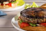 American Pork and Portobello Burgers Recipe Dinner