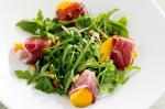 American Rocket and Prosciuttowrapped Persimmon Salad Recipe Appetizer