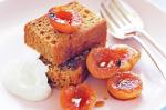 Canadian Quick Gingerbread With Grilled Apricots Recipe Dessert