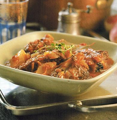 Canadian Braised Short Ribs Of Beef With Turnips Appetizer