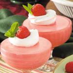 American Strawberry Malted Mousse Cups Dessert