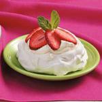 American Strawberry Meringue Cups 1 Dessert
