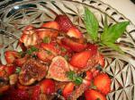 American Fig and Mint Salad raw Food Dessert