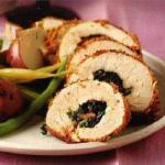 American Chicken Breast Stuffed with Cheese and Spinach Appetizer