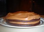 American Flourless Chocolate Heart Cake Dessert