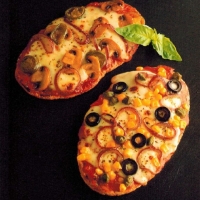 Canadian Pitta Pizzas Appetizer