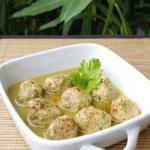 American Spicy Meatballs from Chicken Meat Appetizer