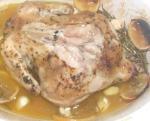 American Ovenroasted Chicken With Forty Garlic Cloves Appetizer