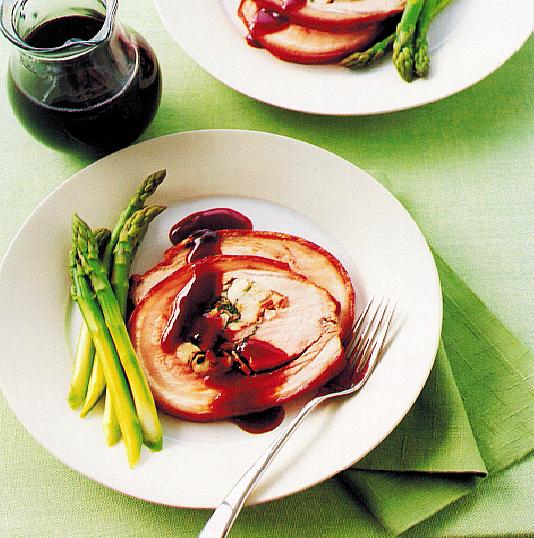 Australian Pork Loin with Spinach and Pancetta Stuffing Appetizer