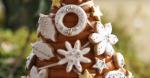A White Christmas Tree Made of Bread recipe
