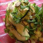 American Fresh Courgette Salad Appetizer