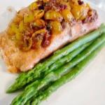 American Mediterranean Salmon in a Package BBQ Grill