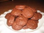 American Doublechocolate Brownie Cookies Dessert