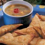 American Wontons with Sweetsour Sauce Appetizer