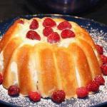 American Charlotte Raspberries with Cream Dessert