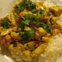 American Chicken Curry with Green Pepper Dinner