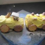 American Birthday Cake Locomotive and Train Appetizer