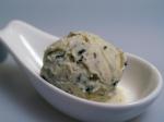 Chinese Black Sesame Ice Cream Dessert