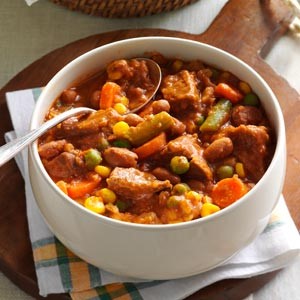 Indian Zesty Beef Stew Dinner