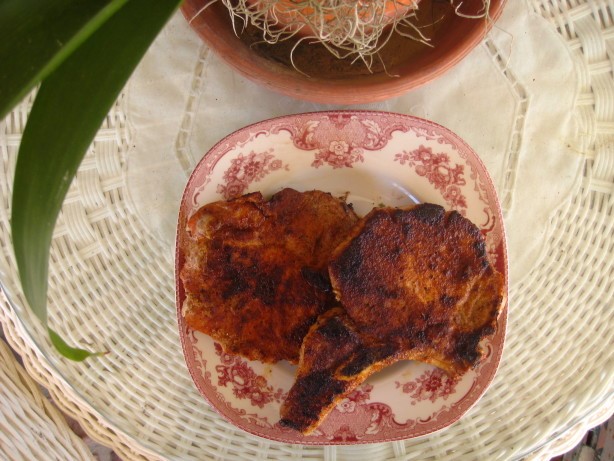 American Cajun Rubbed Pork Chops Appetizer