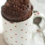 American Chocolate Cake in Cup and Microwave Dessert