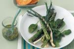 American Chargrilled Asparagus With Caper Dressing And Frico Recipe Appetizer