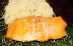 British Tangy Barbecued Salmon BBQ Grill