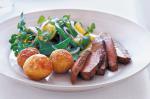 British Spiced Lamb With Watercress and Orange Salad Recipe Dinner