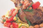 British Tomato Basil and Borlotti Beans Recipe Dinner