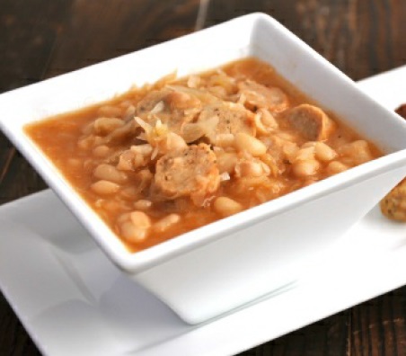 British English Sausage Bean Soup Soup