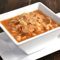 English Sausage Bean Soup recipe