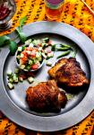 Indian Spicy Grilled Chicken With Tomatocucumber Relish Recipe Appetizer