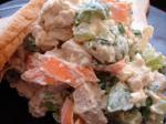 American Veggie Packed Cheesy Chicken Salad reduced Fat Appetizer