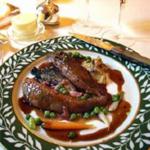 American Roast Wild Duck With Cranberry Sauce Dinner