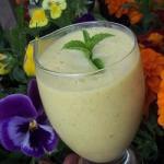 Indian Mangomint Lassi with Indian Sweet Spices Recipe Dessert