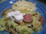 British Easy Cabbage and Kielbasa Appetizer