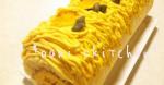 British Halloween Kabocha Squash Roll Cake 1 Dessert