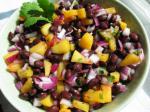 American Black Beans and Peaches Appetizer