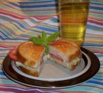 American Crusty Grilled Ham and Cheese Sandwiches Dinner